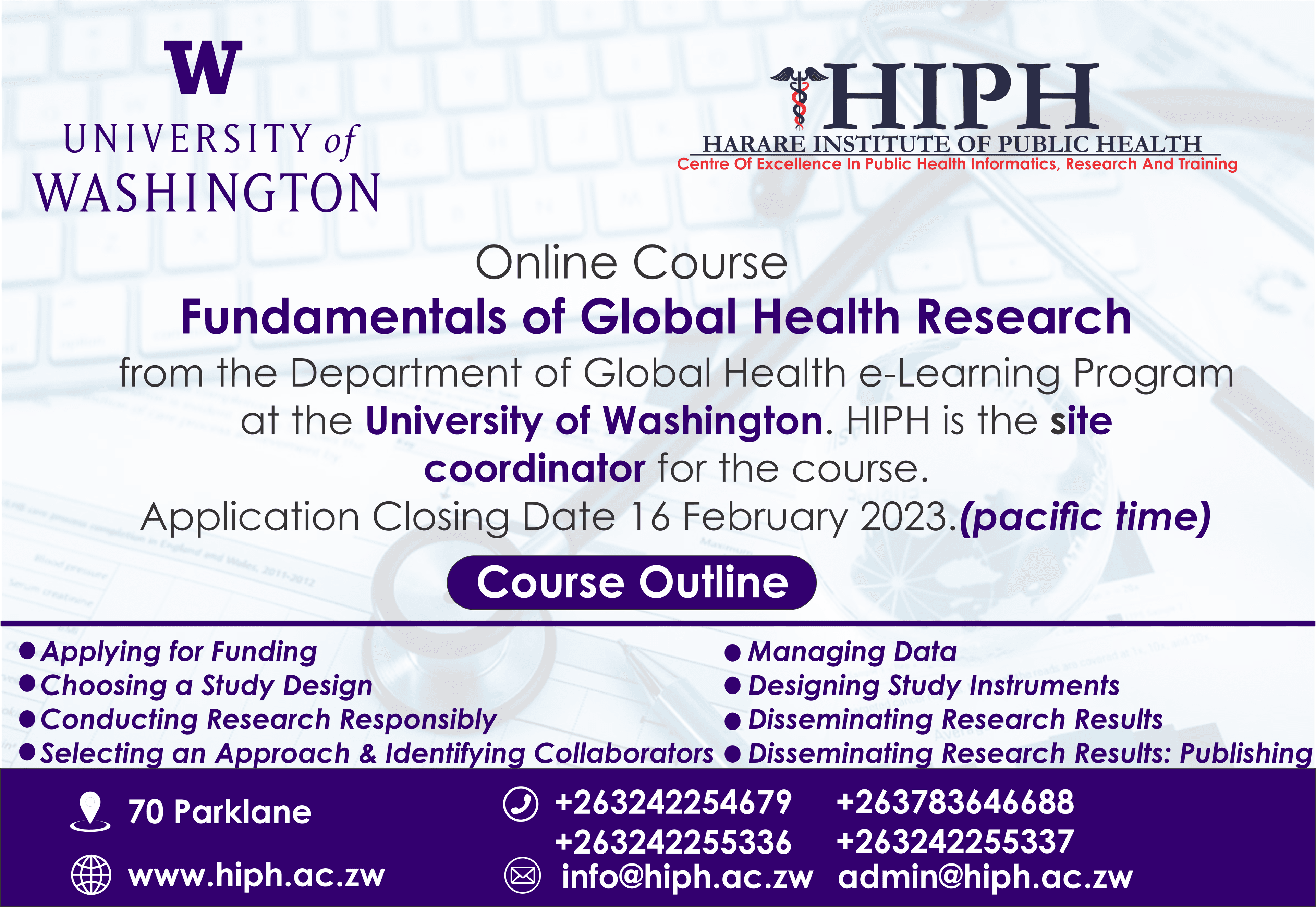 Fundamentals of Global Health Research