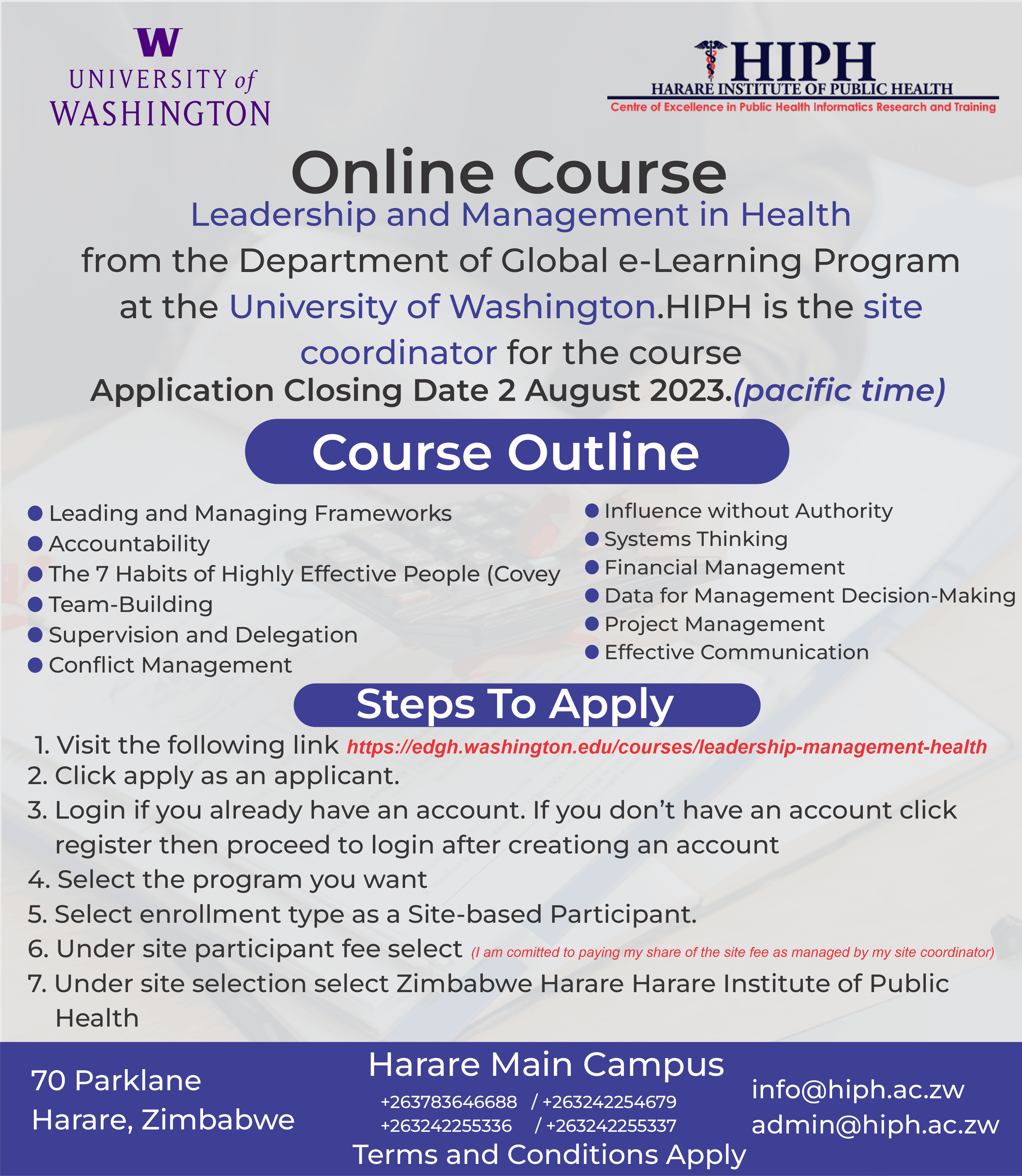 Leadership and Management in Health