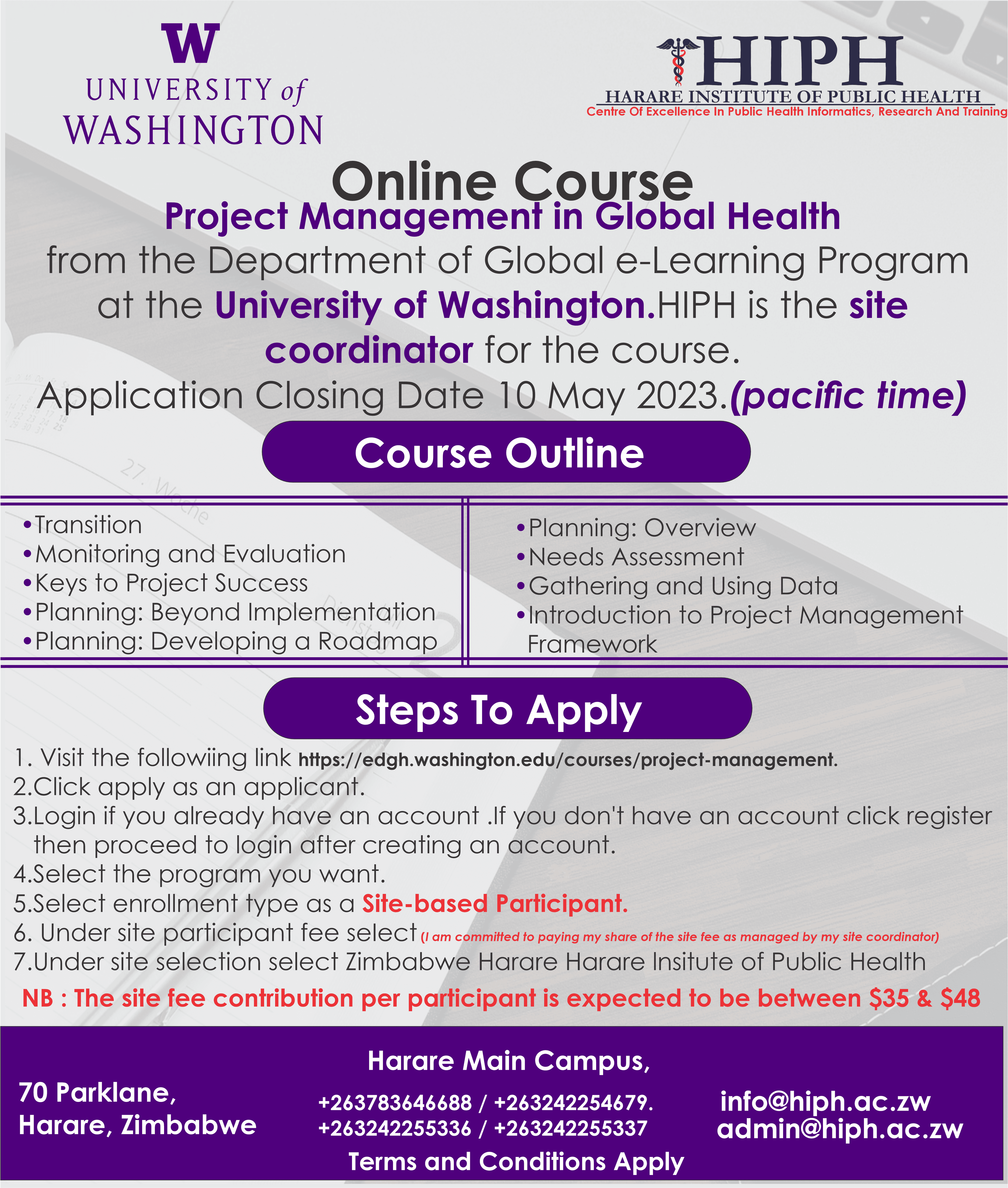 Project Management in Global Health