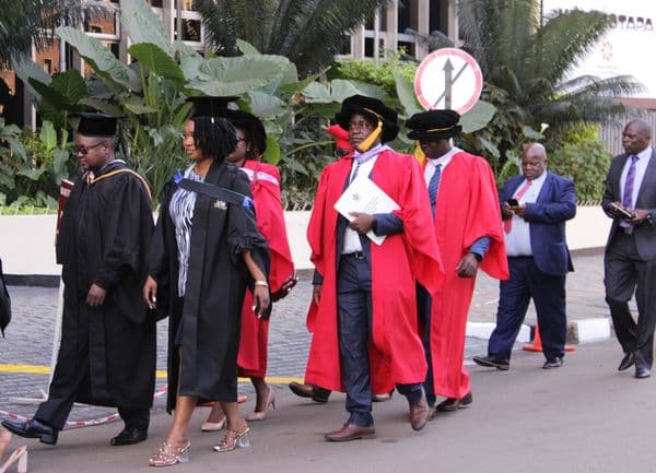 Academic procession from HIPH to Monomotapa