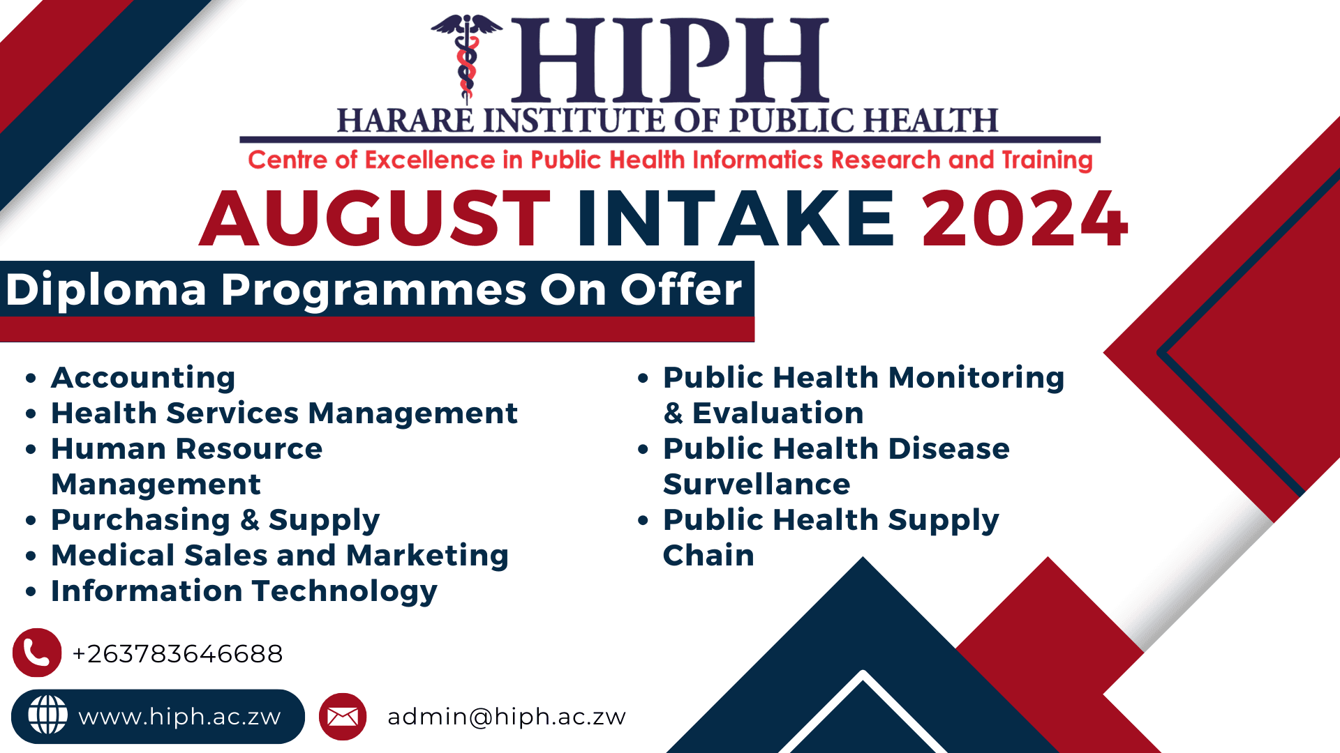 Our Diploma programs