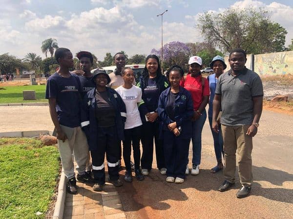 HIPH Students on Field Visit