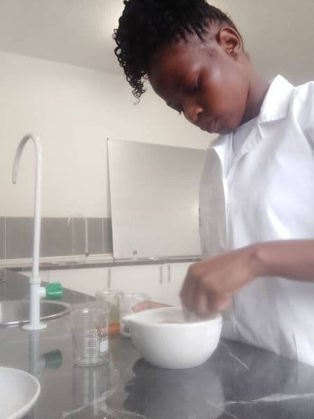 Meet Angel Sibanda, our Pharmaceutical Technology student who developed a Wound Healing Cream!