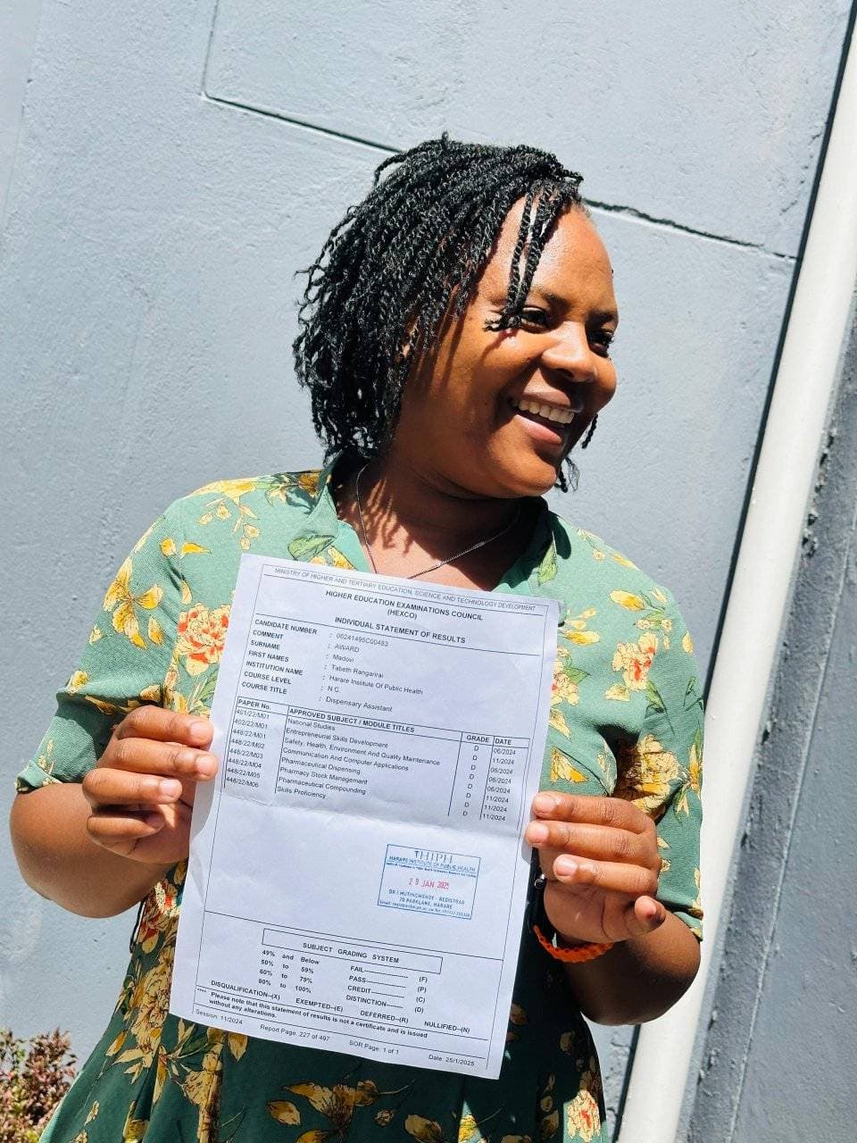 Congratulations to our students for their outstanding achievement of receiving distinctions!