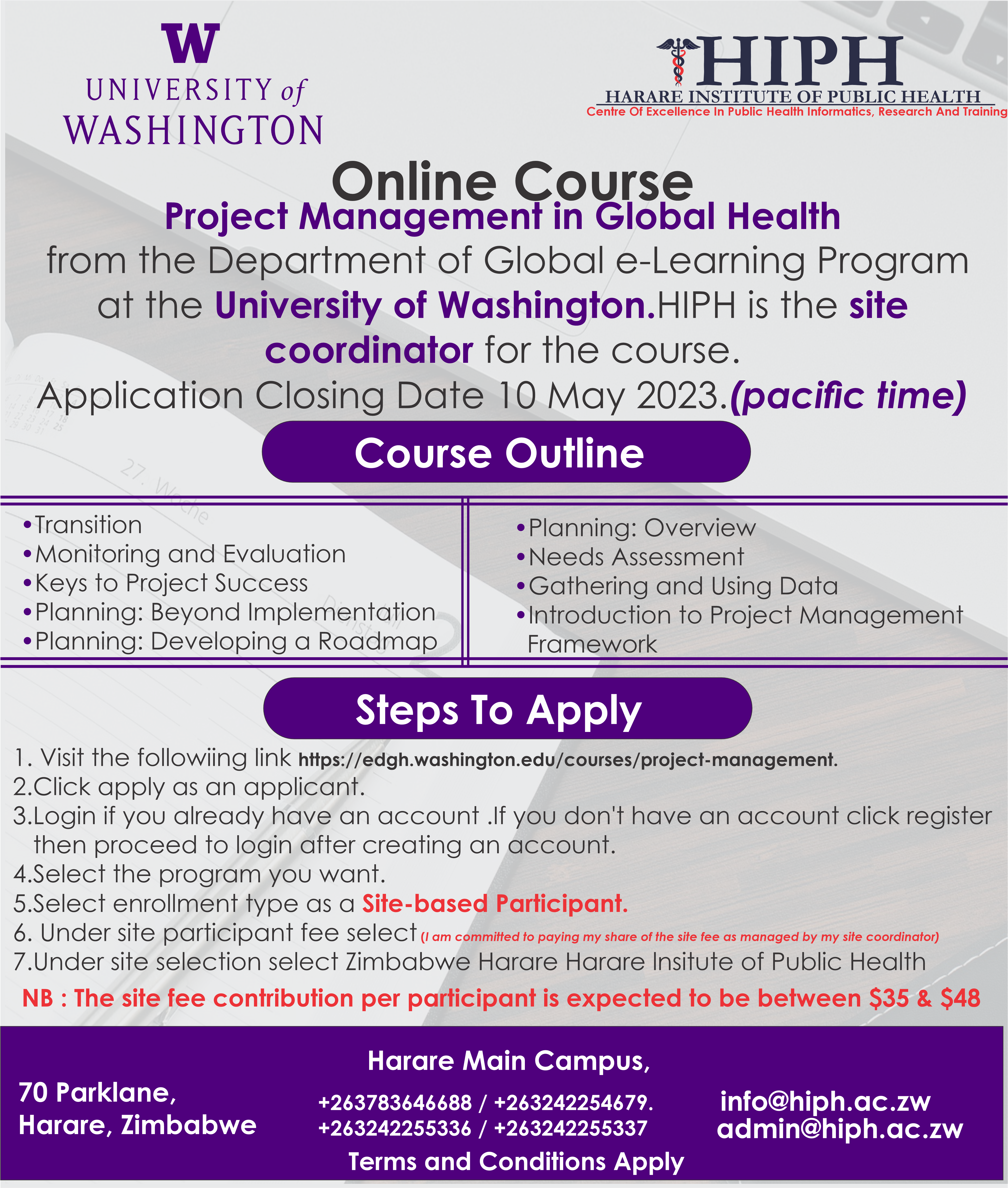 Project Management in Global Health