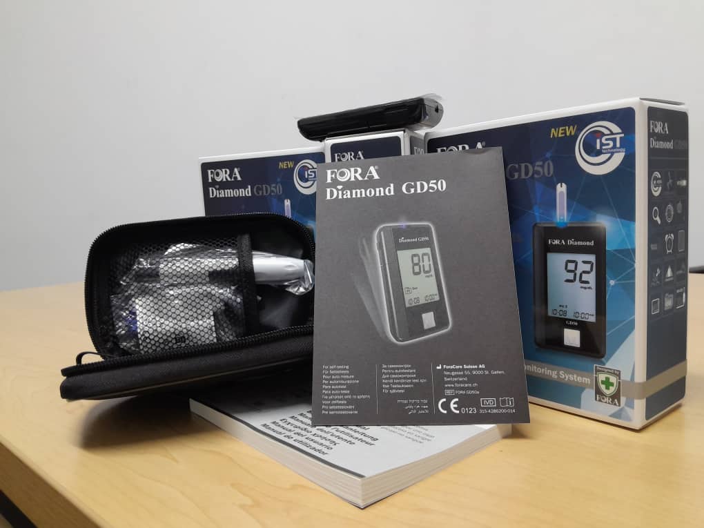 Donation of sugar diabetes machines from Orange Health