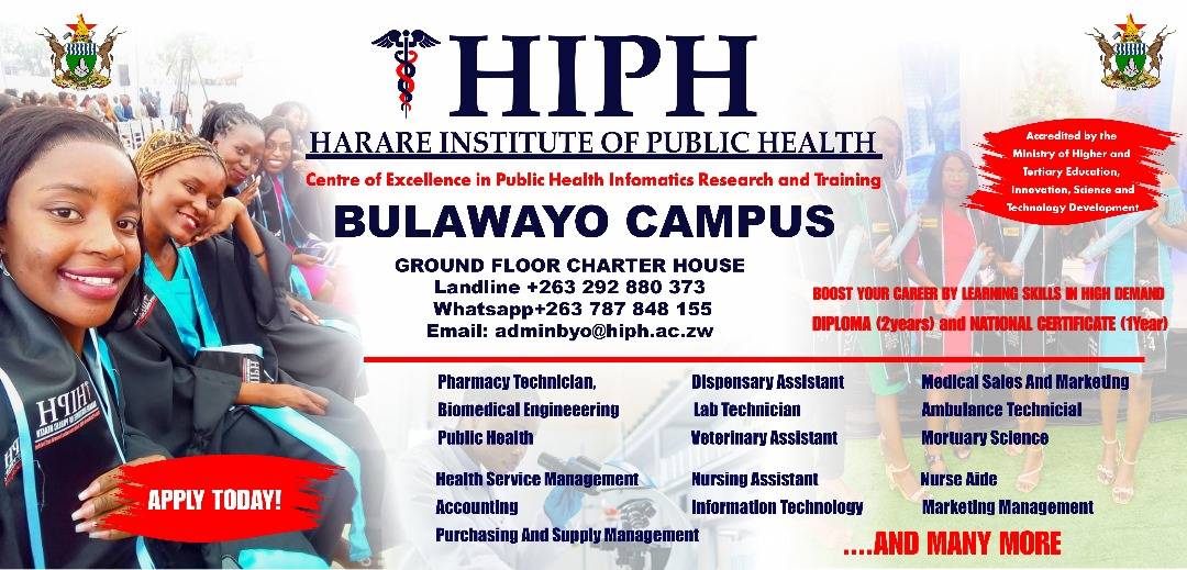 Bulawayo campus is now enrolling for August intake!